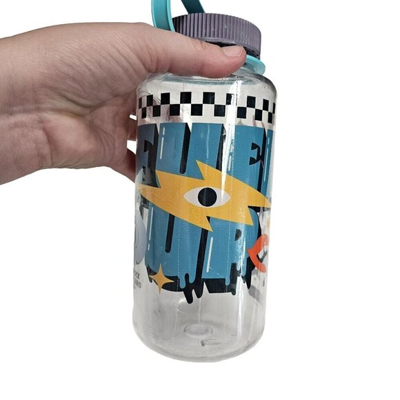 Black Rock Coffee Bar Nalgene 32oz Water Bottle UFO Rainbow Design‎ BPA-Free - Picture 15 of 16